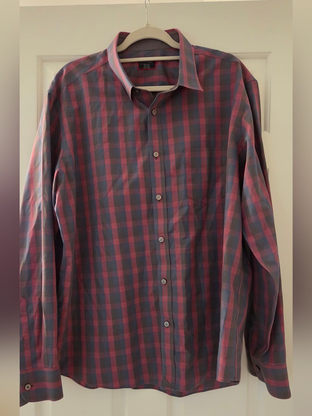 UNTUCKit Altamura Wrinkle-Free Plaid Button Down Shirt - Men's XXL Regular Fit